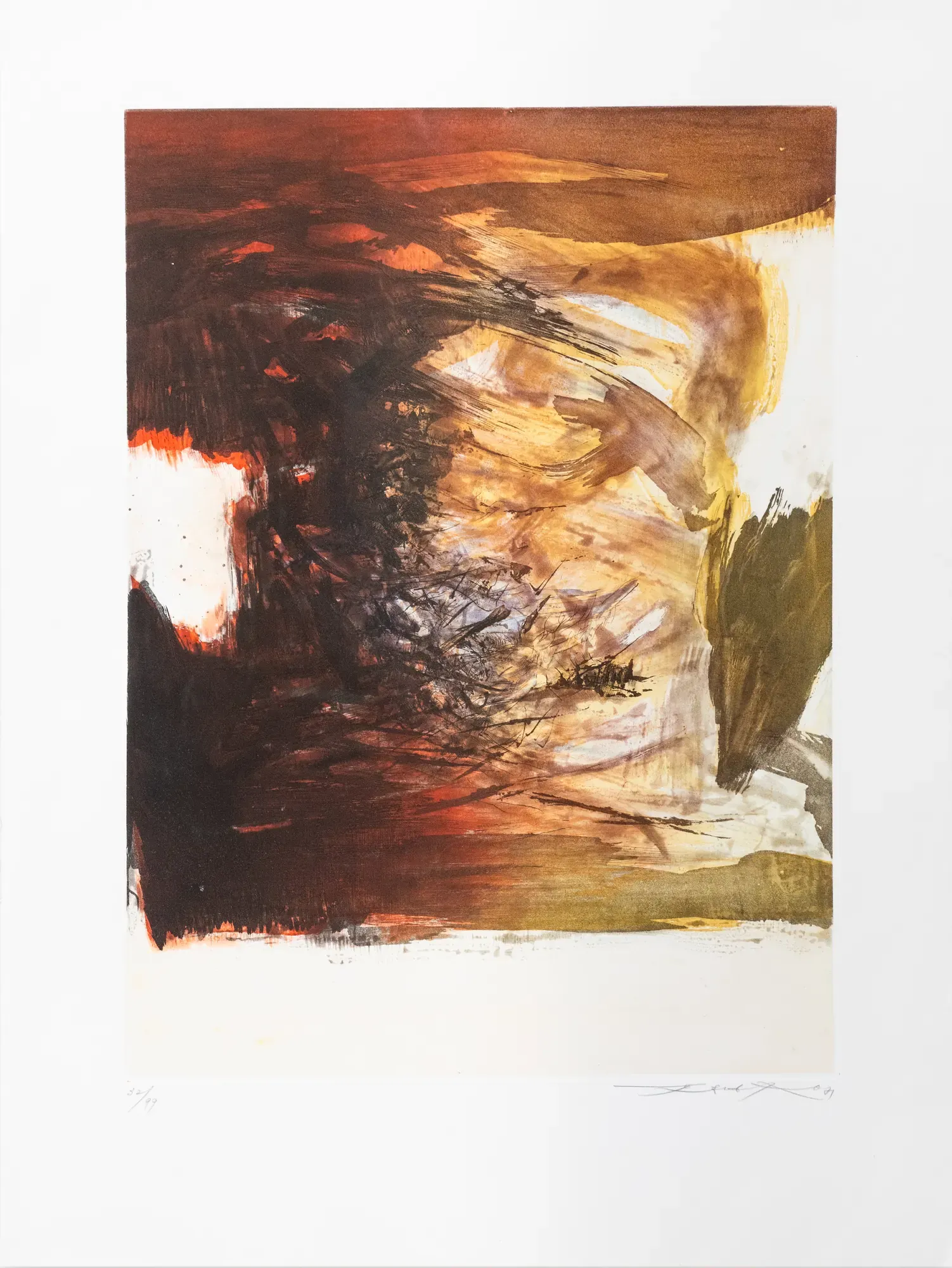 Sans titre — Ågerup n°212 — ZAO Wou-Ki