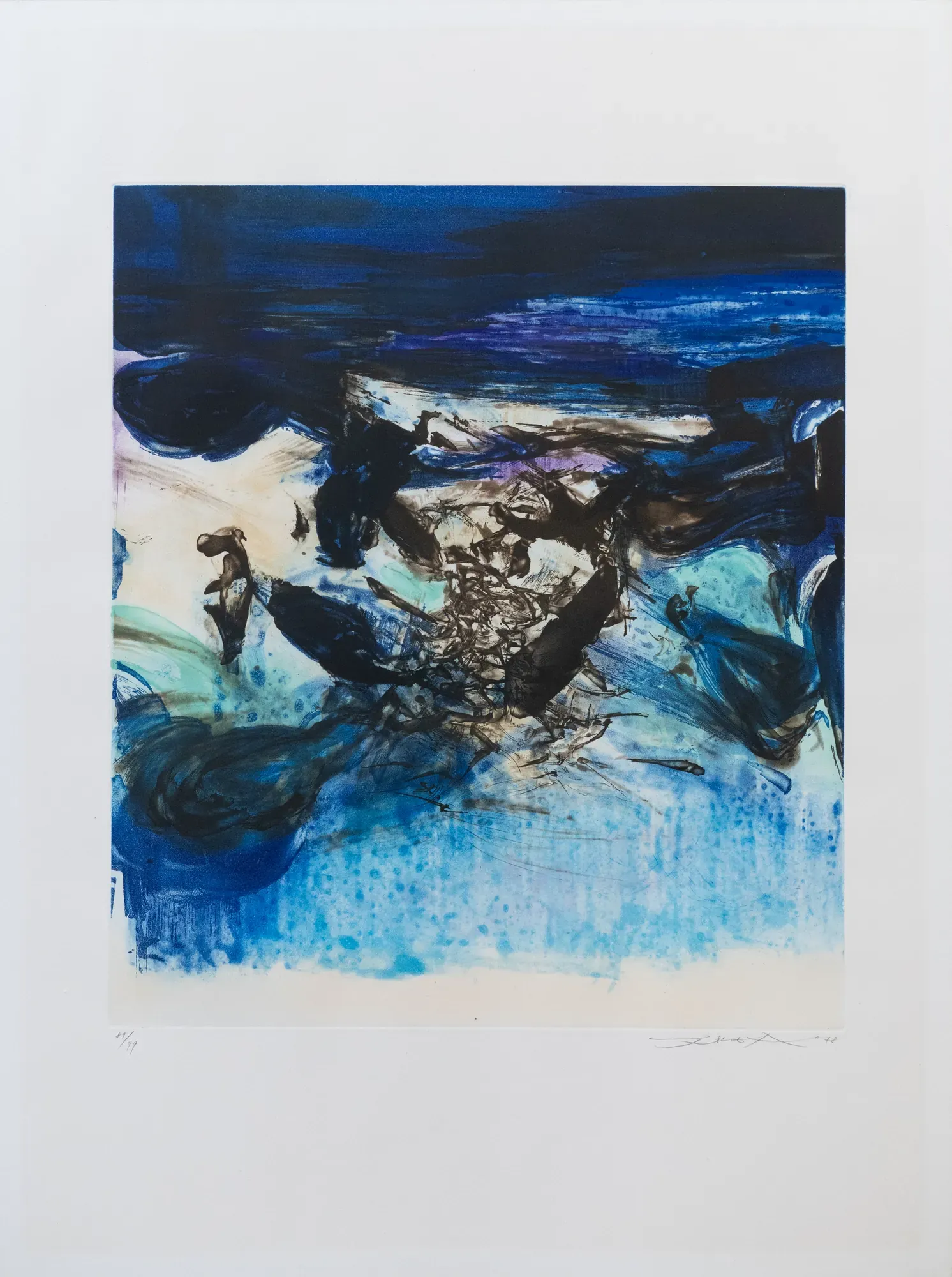 Sans titre — Ågerup n°299 — ZAO Wou-Ki